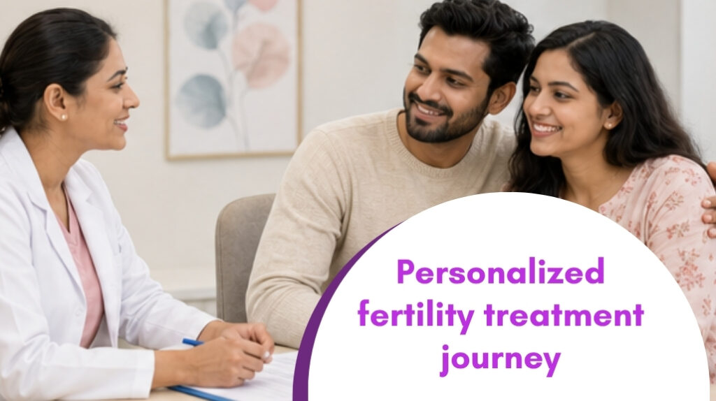 Personalized fertility treatment journey