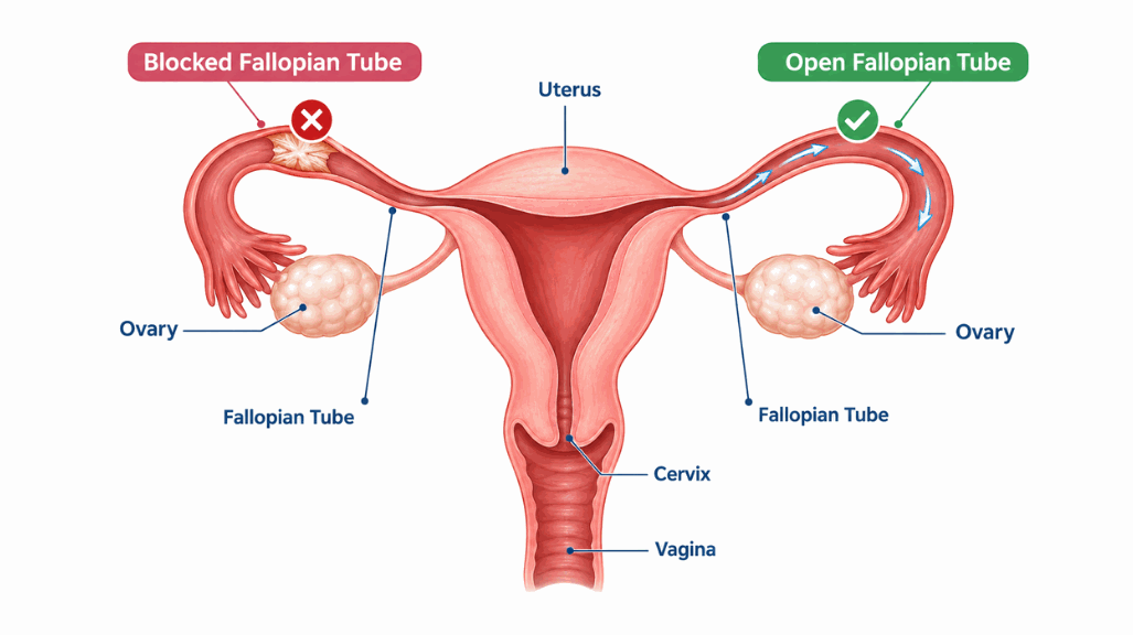 Blocked fallopian tube and pregnancy explained